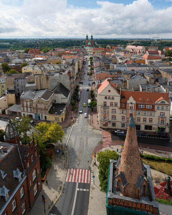 Panorama lotnicza Polska